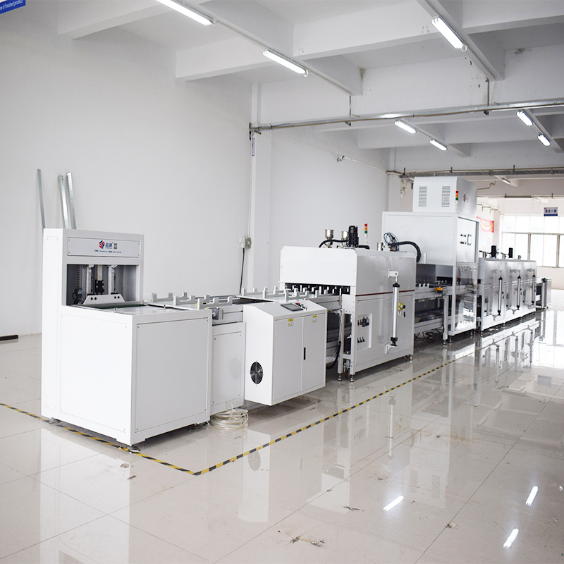 全自动点胶抽真空固化回流生产线