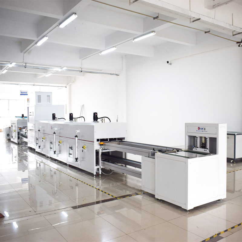 全自动点胶抽真空固化回流生产线